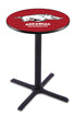 Holland Bar Stool L211 - 42""H Black Wrinkle Arkansas Pub Table