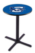 L211 - 42"" Black Wrinkle Creighton Pub Table