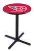 L211 - 42"" Black Wrinkle University of Dayton Pub Table