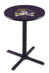 L211 - 42"" Black Wrinkle East Carolina Pub Table