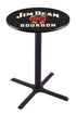 L211 - 42"" Black Wrinkle Jim Beam Pub Table.