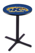 L211 - 42"" Black Wrinkle Kent State Pub Table