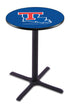 L211 - 42"" Black Wrinkle Louisiana Tech Pub Table