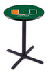 L211 - 42"" Black Wrinkle Miami (FL) Pub Table