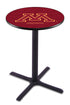 L211 - 42"" Black Wrinkle Minnesota Pub Table