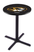 L211 - 42"" Black Wrinkle Missouri Pub Table