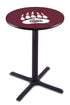 L211 - 42"" Black Wrinkle Montana Pub Table