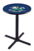 L211 - 42"" Black Wrinkle Notre Dame (Leprechaun) Pub Table