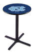L211 - 42"" Black Wrinkle North Carolina Pub Table