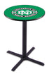 L211 - 42"" Black Wrinkle North Dakota Pub Table