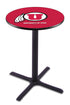Holland Bar Stool Co Sports Team L211 - 42"" Black Wrinkle Utah Pub Table