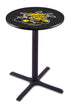 L211 - 42"" Black Wrinkle Wichita State Pub Table