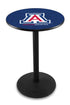 Holland Bar Stool L214 - 36""H Black Wrinkle Arizona Pub Table