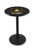 L214 - 36"" Black Wrinkle U.S. Army Pub Table