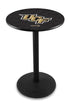 L214 - 36"" Black Wrinkle Central Florida Pub Table