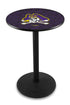 L214 - 36"" Black Wrinkle East Carolina Pub Table