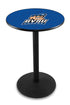 Holland Bar Stool NCAA Sports Team L214 - 36"" Black Wrinkle Grand Valley State Pub Table