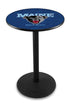 L214 - 36"" Black Wrinkle Maine Pub Table