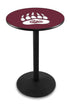 L214 - 36"" Black Wrinkle Montana Pub Table