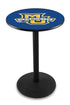 L214 - 36"" Black Wrinkle Marquette Pub Table