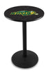 L214 - 36"" Black Wrinkle North Dakota State Pub Table