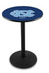 L214 - 36"" Black Wrinkle North Carolina Pub Table