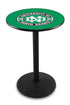 L214 - 36"" Black Wrinkle North Dakota Pub Table