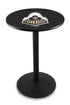 L214 - 36"" Black Wrinkle Purdue Pub Table