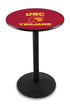 L214 - 36"" Black Wrinkle USC Trojans Pub Table