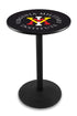 Holland Bar Stool Co Sports Team L214 - 36"" Black Wrinkle Virginia Military Institute Pub Table