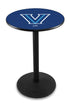 Holland Bar Stool L214 - 36"" Black Wrinkle Villanova University Logo Pub Table