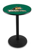 L214 - 36"" Black Wrinkle Wright State Pub Table