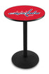 Holland Bar Stool Co. Sports Team L214 - 36"" Black Wrinkle Washington Capitals Pub Table