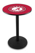 L214 - 36"" Black Wrinkle Alabama Pub Table
