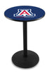 Holland Bar Stool L214 - 42""H Black Wrinkle Arizona Pub Table