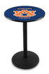 L214 - 42"" Black Wrinkle Auburn Pub Table