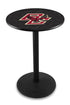 L214 - 42"" Black Wrinkle Boston College Pub Table