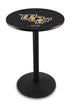 L214 - 42"" Black Wrinkle Central Florida Pub Table