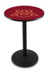 L214 - 42"" Black Wrinkle Minnesota Pub Table