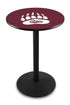 L214 - 42"" Black Wrinkle Montana Pub Table
