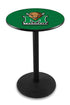 L214 - 42"" Black Wrinkle Marshall Pub Table