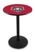 L214 - 42"" Black Wrinkle New Mexico Pub Table
