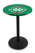 L214 - 42"" Black Wrinkle North Dakota Pub Table