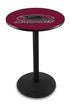 L214 - 42"" Black Wrinkle Southern Illinois Pub Table