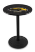 L214 - 42"" Black Wrinkle Southern Miss Pub Table