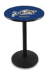 Holland Bar Stool Co Sports Team L214 - 42"" Black Wrinkle US Naval Academy NAVY Pub Table