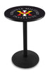 Holland Bar Stool Co Sports Team L214 - 42"" Black Wrinkle Virginia Military Institute Pub Table