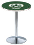 L214 - 36"" Chrome Colorado State Pub Table