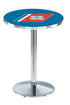 L214 - 36"" Chrome U.S. Coast Guard Pub Table