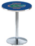 L214 - 36"" Chrome Florida Pub Table